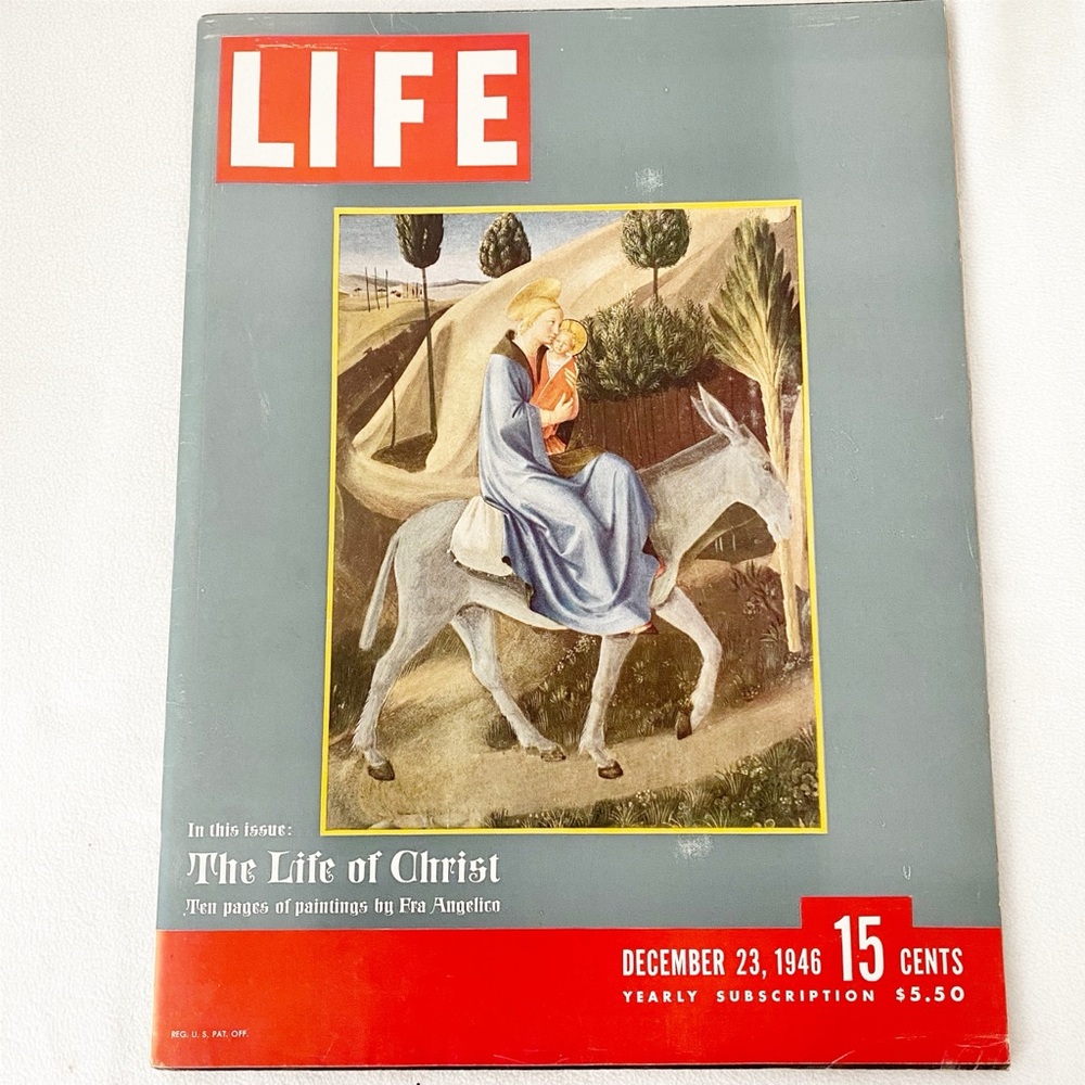 VINTAGE 1946 LIFE Magazine December 23 Vintage Ephemera Coffee Table Dec…